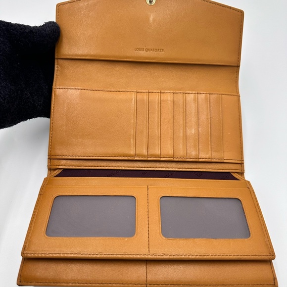 LOUIS QUATORZE LEATHER  TRIFOLD LONG WALLET - Picture 11 of 11